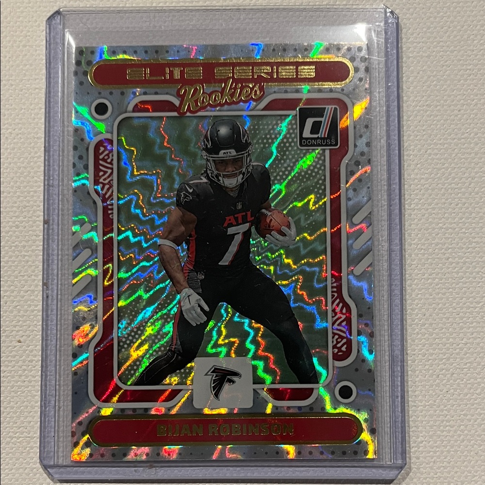 2023 (RC)Bijan Robinson Panini Donruss Elite Series Rookies Holo #4